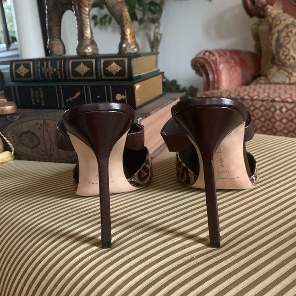 Manolo Blahnik Payton Snake Shoes pumps $935 New Authentic Guarantee - Picture 3 of 5